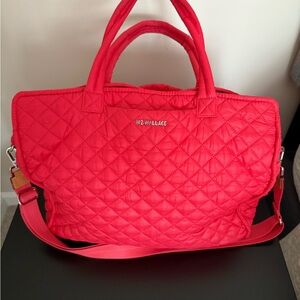MZ Wallace Coral Medium Box Tote